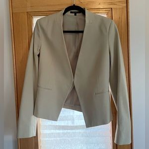 Theory Lanai Bistrech blazer beige open front 6